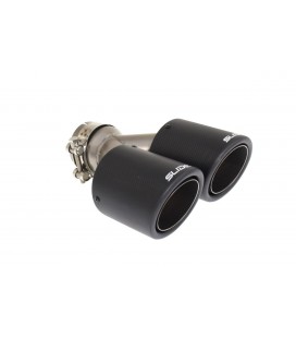 Double Exhaust Pipe 89mm enter 63,5mm SLIDE