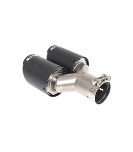 Double Exhaust Tip 101mm Input 76mm SLIDE