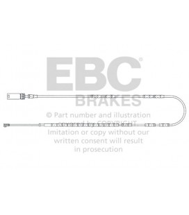 EFA137 - Czujnik zużycia klocków hamulcowych EBC Brakes BMW | 1 Series (E81)(118) | 1 Series (E81)(120) | 1 Series (E81)(123) | 