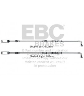 EFA146 - Czujnik zużycia klocków hamulcowych EBC Brakes BMW | M3 (E90) | M3 (E92) | M3 (E93) | BMW | M3