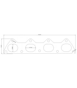 Exhaust flange Honda D-seria