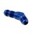 Flare bulkhead adapter 45° AN3