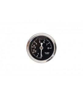 Fuel pressure regulator TurboWorks AN6 with gauge BLACK