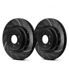 GD1655 - Tarcze hamulcowe sportowe nacinane i nawiercane seria GD (Para) EBC Brakes TOYOTA | Auris (NRE150) | Auris (ZZE150) | A