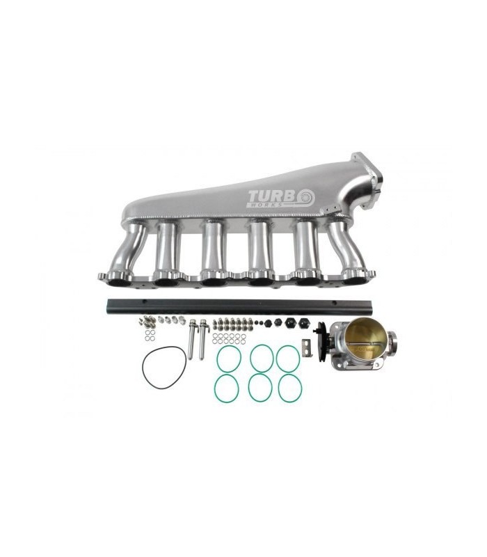 Intake manifold Toyota 1 FZ with fuel rail and Throttle 90mm