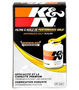 K&N Oil Filter 3/4 In.-16UNF-2B HP-3001