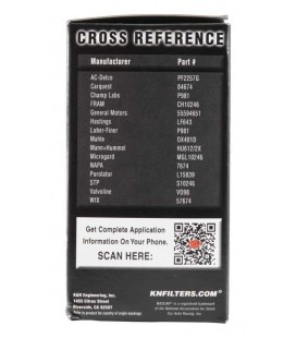 K&N Oil Filter PS-7027