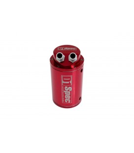 Oil catch tank 0.7L 15mm D1Spec Red