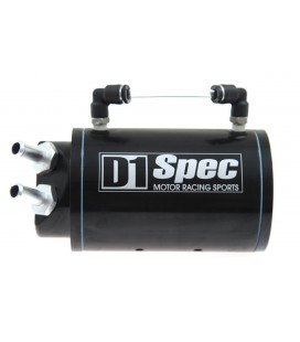 Oil catch tank 0.7L 9mm D1Spec Black