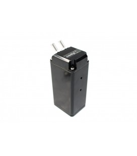 Oil catch tank 0.9L 9mm D1Spec Black Square