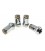 Racing lug nuts D1Spec Stal 12x1.5 Silver/Titanium