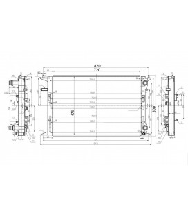 Racing Radiator Audi A4 / S4 / A5 / A6 / Q3 / Q5 TurboWorks