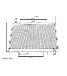 Racing Radiator Nissan 200SX S13 50mm TurboWorks