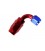 Reusable swivel hose end 90° AN8
