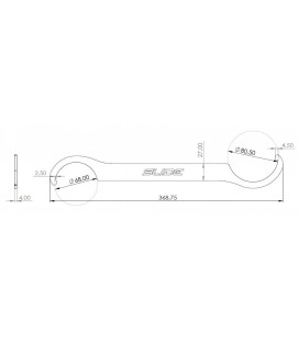 SLIDE key for Coilovers 37cm