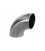 Stainless elbow 90deg 42mm