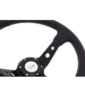 Steering wheel Pro 350mm offset:80mm Leather Black