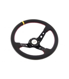 Steering wheel Pro 350mm offset:80mm Leather Black