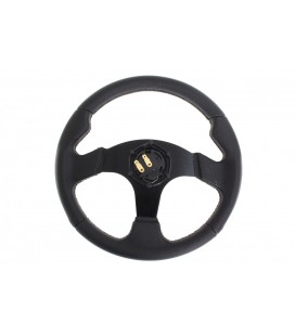 Steering wheel SLIDE 320mm offset:0mm Leather Black