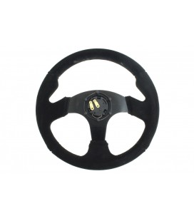 Steering wheel SLIDE 320mm offset:0mm Suede Black