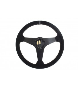 Steering wheel SLIDE 350mm offset:0mm Suede Grey