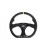 Steering wheel SLIDE 350mm offset:25mm Leather Yellow