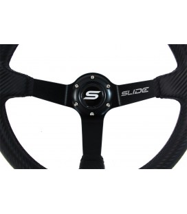 Steering wheel SLIDE 350mm offset:80mm Carbon Black