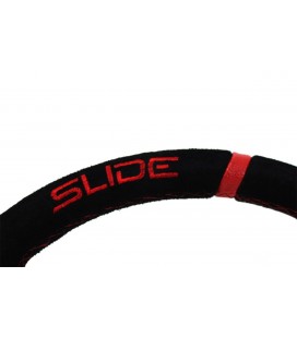 Steering wheel SLIDE 350mm offset:80mm Suede Red