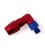 Swivel fitting 90° AN10-3/4-16NPT (AN8) cutter forged