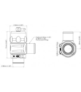 Turbosmart BLOW OFF Plumb Back 38MM UNI