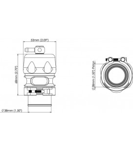 Turbosmart BLOW OFF Vee Port Pro 38MM