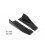 Universal Black Side Skirt Rocker Splitters Winglet Wings Canard Diffuser 35cm
