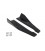 Universal Black Side Skirt Rocker Splitters Winglet Wings Canard Diffuser 48cm