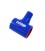 T formos silikoninis sujungimas BlowOff TurboWorks Pro Blue 63-9mm