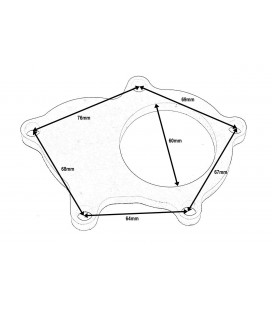 Turbinos adapteris T03 5 varžtai