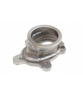 Turbinos downpipe T3T4 5 Bolt to 2.5 V-band pajungimas