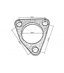 Turbo flange K03 Intel