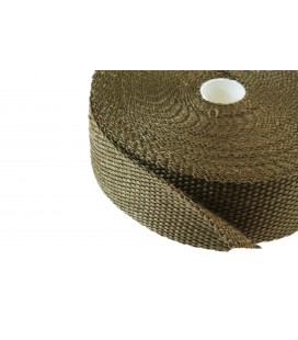 TurboWorks Exhaust heat wrap 50mm x 2mm 15m Titanium