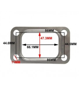 TurboWorks Stainless Steel Turbo Flanges Gasket T03