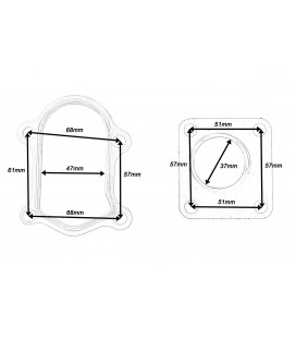 TurboWorks Turbo gasket Garrett GT15 GT17 GT20