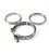 V-Band sujungimas 2" 51mm + adapteriai