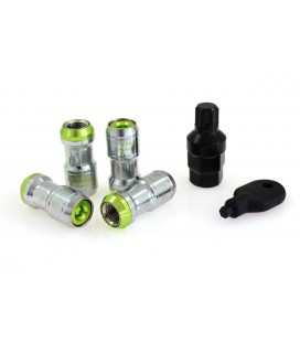 Wheel Nuts JDM Performance M12x1.25 Green Locking