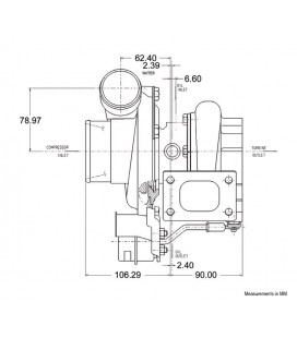 Garrett GT2860RS Turbocharger (5013S)