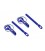 Bonnet shackle SLIDE Blue