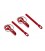 Bonnet shackle SLIDE Red