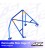 Roll Bar BMW (F30) 3-Series 4-doors Sedan RWD REMOVABLE REAR CAGE V1