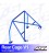 Roll Bar Renault Supercinque 3-doors Hatchback REAR CAGE V1