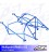 Roll Cage AUDI A3 / S3 (8L) 3-doors Hatchback FWD MULTIPOINT WELD IN V2