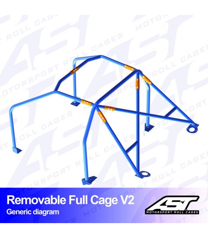 Roll Cage BMW (E30) 3-Series 5-doors Touring AWD REMOVABLE FULL CAGE V2