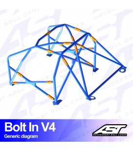 Roll Cage BMW (E92) 3-Series 2-doors Coupe RWD BOLT IN V4